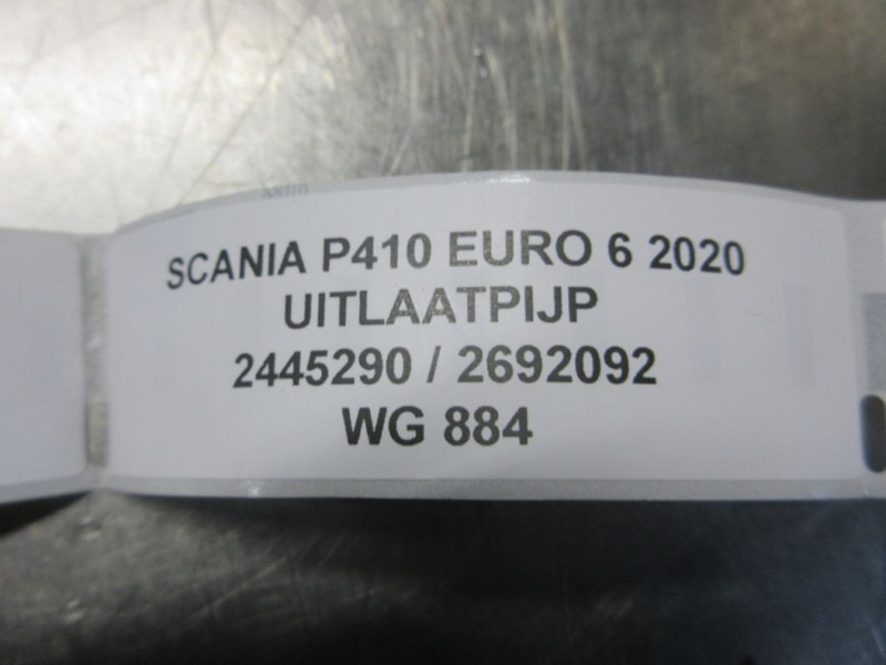 Scania P410 2445290 / 2692092 UITLAATPIJP EURO 6 MODEL 2020 - Väljalaskesüsteem - Veoauto: pilt 3 Scania P410 2445290 / 2692092 UITLAATPIJP EURO 6 MODEL 2020 - Väljalaskesüsteem - Veoauto: pilt 3