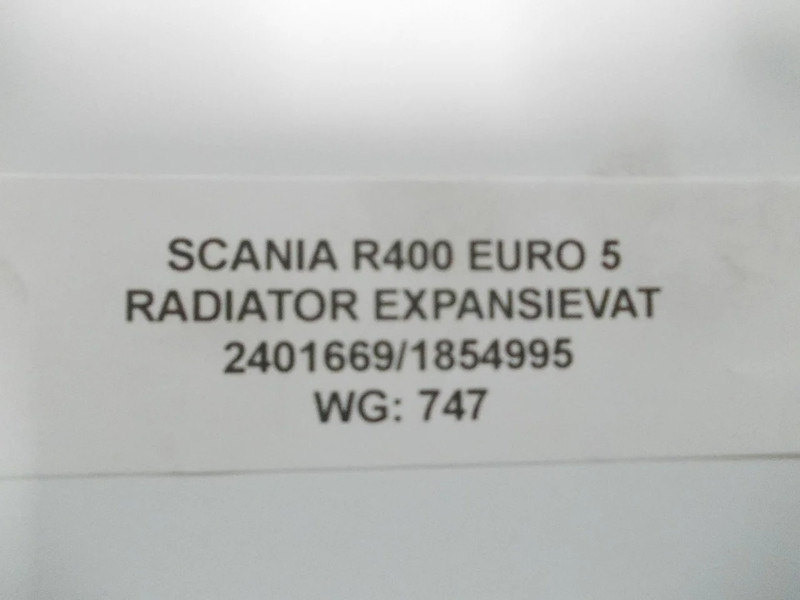 Scania R400 2401669/1854995 RADIATOR EXPANSIEVAT EURO 5 - Paisupaak - Veoauto: pilt 5 Scania R400 2401669/1854995 RADIATOR EXPANSIEVAT EURO 5 - Paisupaak - Veoauto: pilt 5