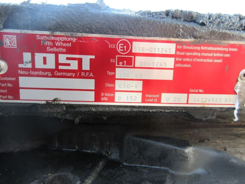 Jost JOST 40 / G50-X D 152 JOST 40 / G50-X D 152 IVECO S WAY MODEL 2021 - Sidurattad - Veoauto: pilt 5 Jost JOST 40 / G50-X D 152 JOST 40 / G50-X D 152 IVECO S WAY MODEL 2021 - Sidurattad - Veoauto: pilt 5