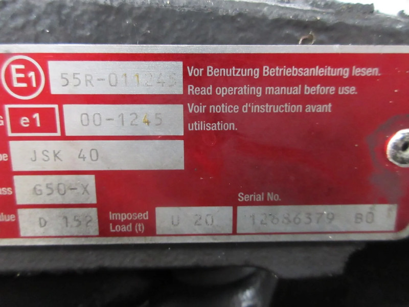 Jost JOST JSK 40 D 152 G50-X RENAULT T 520 JOST JSK 40 D 152 G50-X RENAULT T 520 MODEL 2018 EURO 6 - Sidurattad - Veoauto: pilt 5 Jost JOST JSK 40 D 152 G50-X RENAULT T 520 JOST JSK 40 D 152 G50-X RENAULT T 520 MODEL 2018 EURO 6 - Sidurattad - Veoauto: pilt 5