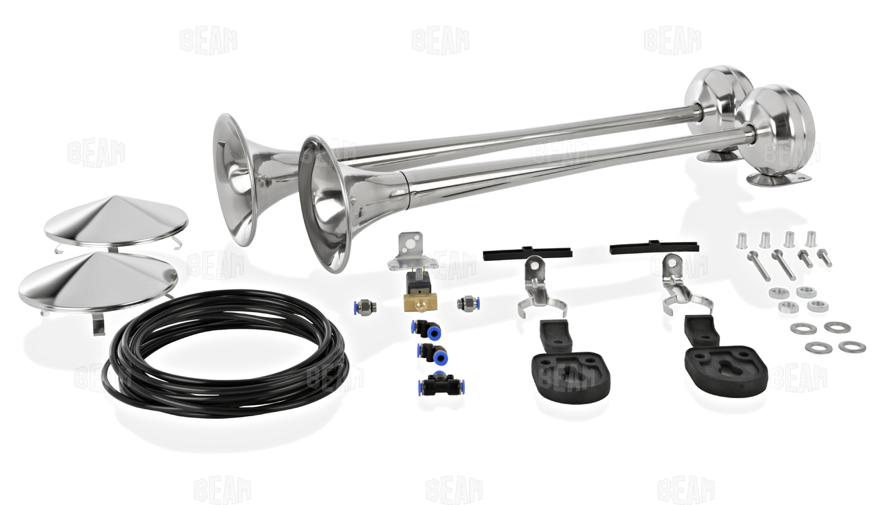 Beam Drucklufthorn Set 65/70cm - Universaalosa - Veoauto: pilt 2 Beam Drucklufthorn Set 65/70cm - Universaalosa - Veoauto: pilt 2