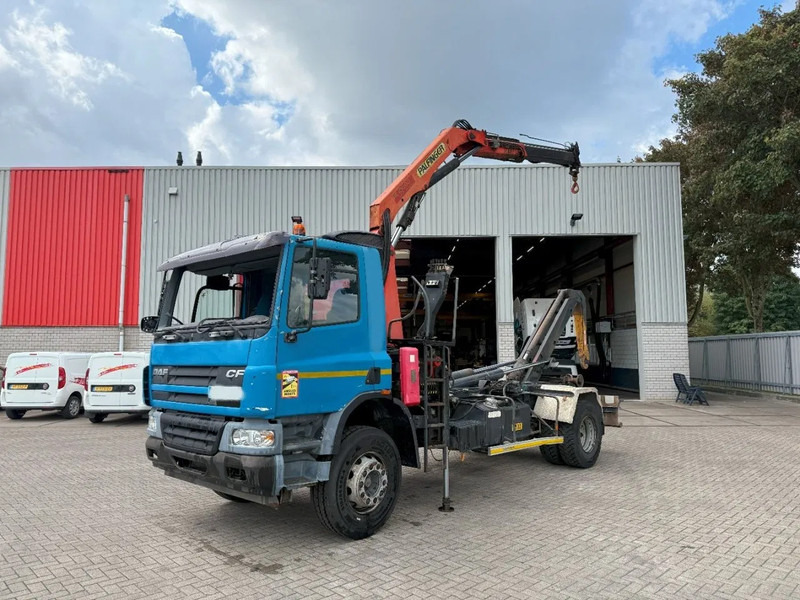 DAF CF75-310 / ENGINE RUNNING / PALFINGER PK10000 / FULL STEEL / 252039 KM / MANUAL / EURO-3 / 2005 - Kraanaga veoauto: pilt 1 DAF CF75-310 / ENGINE RUNNING / PALFINGER PK10000 / FULL STEEL / 252039 KM / MANUAL / EURO-3 / 2005 - Kraanaga veoauto: pilt 1