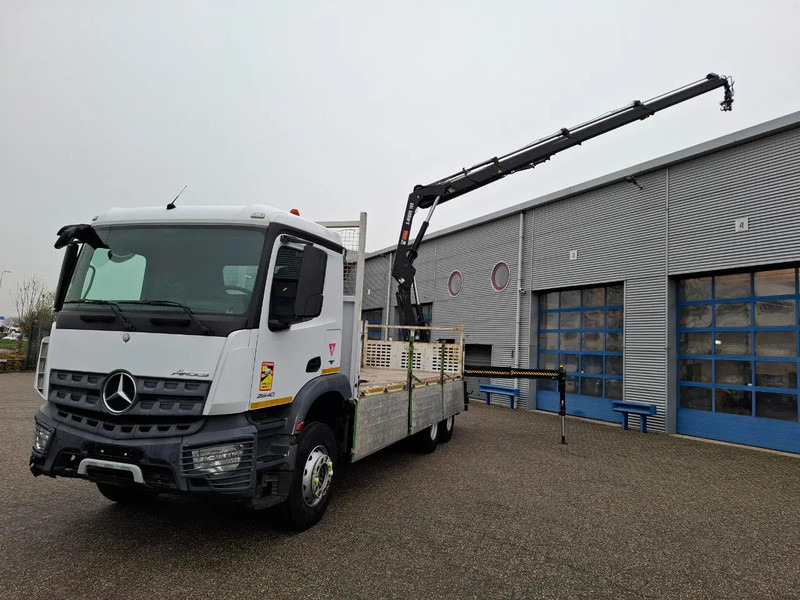 Mercedes-Benz Arocs 2640 / 6X4 / 2XBIG AXLE / FULL-STEEL / HIAB X-HIDUO 188 B-3 / ROTATOR / REMOTE / PALLETHOOK / EURO-6 / 2017 - Kraanaga veoauto: pilt 1 Mercedes-Benz Arocs 2640 / 6X4 / 2XBIG AXLE / FULL-STEEL / HIAB X-HIDUO 188 B-3 / ROTATOR / REMOTE / PALLETHOOK / EURO-6 / 2017 - Kraanaga veoauto: pilt 1