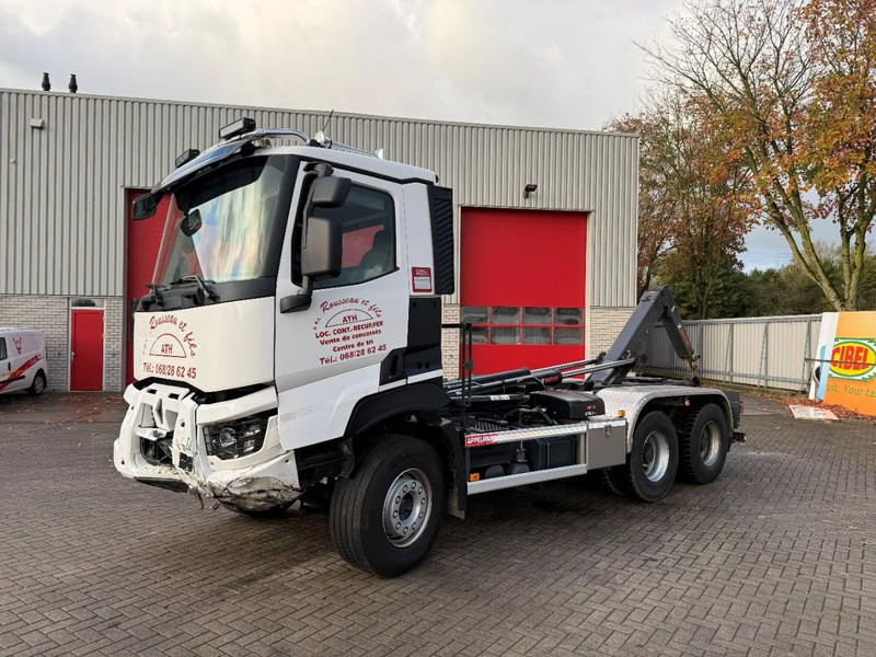 Renault C480 / ENGINE RUNNING / 6X4 / HIAB 21TON HOOKLIFT / ONLY:146334 KM / AUTOMATIC / EURO-6 / 2020 - Konkstõstukiga veoauto: pilt 2 Renault C480 / ENGINE RUNNING / 6X4 / HIAB 21TON HOOKLIFT / ONLY:146334 KM / AUTOMATIC / EURO-6 / 2020 - Konkstõstukiga veoauto: pilt 2