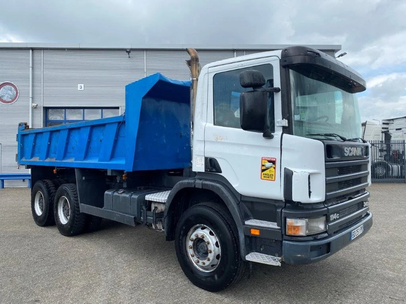 Scania 114-340 / 6X4 / 2 SIDE TIPPER / BIG AXLE / FULL-STEEL / DRUM BRAKES / MANUAL / 1999 - Kallurauto: pilt 4 Scania 114-340 / 6X4 / 2 SIDE TIPPER / BIG AXLE / FULL-STEEL / DRUM BRAKES / MANUAL / 1999 - Kallurauto: pilt 4
