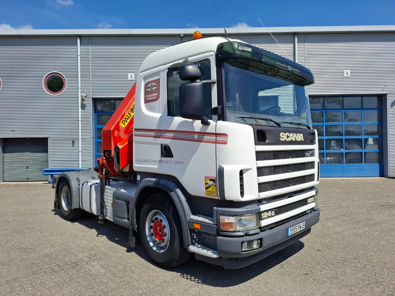 Scania 124G-420 / RETARDER / PALFINGER PK32080 / DOUBLE TANK / AIRCO / GOOD CONDITION / MANUAL / EURO-3 / 2004 - Kraanaga veoauto: pilt 4 Scania 124G-420 / RETARDER / PALFINGER PK32080 / DOUBLE TANK / AIRCO / GOOD CONDITION / MANUAL / EURO-3 / 2004 - Kraanaga veoauto: pilt 4