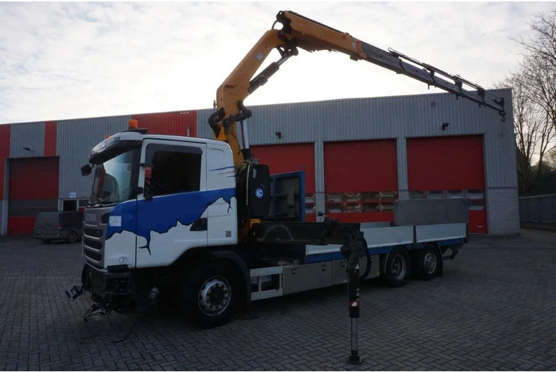 Scania G490 / ENGINE RUNNING / RETARDER / EFFER 255-5S CRANE REMOTE / PLATFORM / FULL-AIR / AUTOMATIC / EURO-6 / 2014 - Kraanaga veoauto: pilt 2 Scania G490 / ENGINE RUNNING / RETARDER / EFFER 255-5S CRANE REMOTE / PLATFORM / FULL-AIR / AUTOMATIC / EURO-6 / 2014 - Kraanaga veoauto: pilt 2