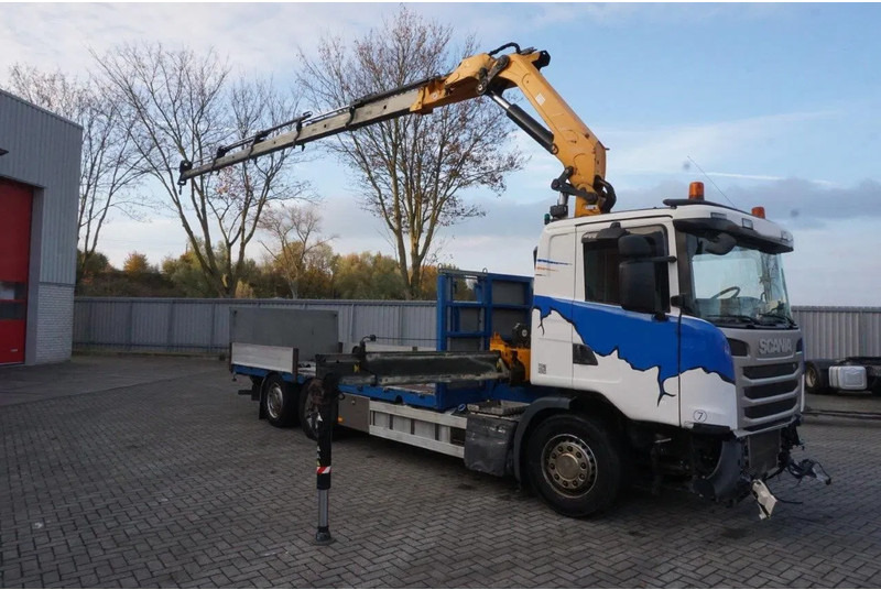 Scania G490 / ENGINE RUNNING / RETARDER / EFFER 255-5S CRANE REMOTE / PLATFORM / FULL-AIR / AUTOMATIC / EURO-6 / 2014 - Kraanaga veoauto: pilt 3 Scania G490 / ENGINE RUNNING / RETARDER / EFFER 255-5S CRANE REMOTE / PLATFORM / FULL-AIR / AUTOMATIC / EURO-6 / 2014 - Kraanaga veoauto: pilt 3