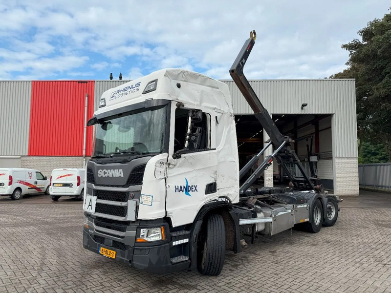 Scania NGS R410 / ENGINE RUNNING / RETARDER / LIFT+LENKACHSE / HIAB 21TON HOOK / NL TRUCK / FRIDGE / EURO-6 / 2019 - Konkstõstukiga veoauto: pilt 1 Scania NGS R410 / ENGINE RUNNING / RETARDER / LIFT+LENKACHSE / HIAB 21TON HOOK / NL TRUCK / FRIDGE / EURO-6 / 2019 - Konkstõstukiga veoauto: pilt 1