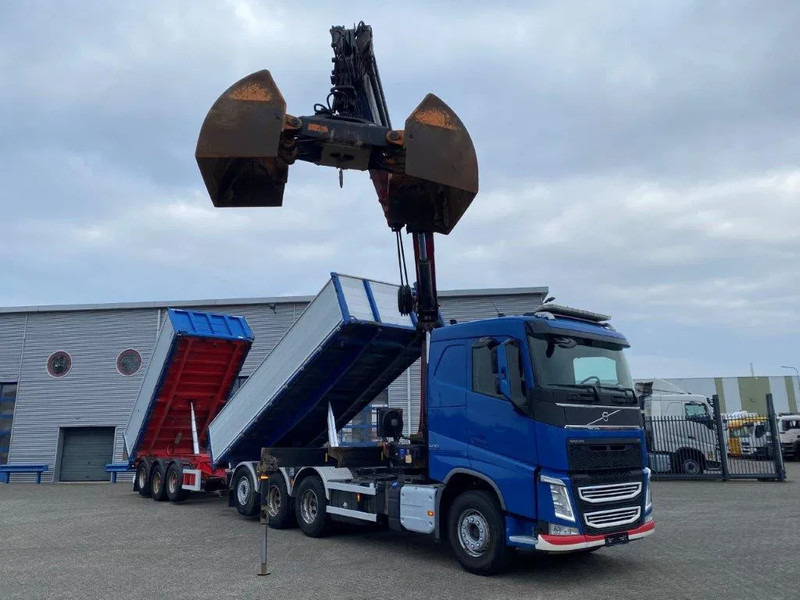 Volvo FH4-500 / HMF 3220K-RC / REMOTE / ROTATOR / 3SIDE TIPPER / DYNAMIC STEERING / ONLY:302623 KM / AUTOMATIC / EURO-6 / 2017 - Kraanaga veoauto: pilt 3 Volvo FH4-500 / HMF 3220K-RC / REMOTE / ROTATOR / 3SIDE TIPPER / DYNAMIC STEERING / ONLY:302623 KM / AUTOMATIC / EURO-6 / 2017 - Kraanaga veoauto: pilt 3