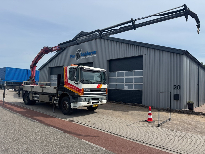 DAF CF75-250, HMF 1583 K4 + 1, Remote Control - Kraanaga veoauto: pilt 1 DAF CF75-250, HMF 1583 K4 + 1, Remote Control - Kraanaga veoauto: pilt 1