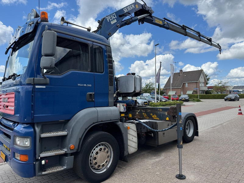 MAN TGA 18.310, Crane Pesci SE155N/4, Manual Kran, Grua, Grue, Kraan - Sadulveok: pilt 5 MAN TGA 18.310, Crane Pesci SE155N/4, Manual Kran, Grua, Grue, Kraan - Sadulveok: pilt 5