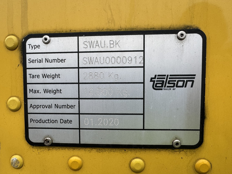 Talson SWAU.BK Wechselbrücke, Wissellaadbak, Swap body, BDF. Kein Krone - Konksu tõstja/ Koormaandur: pilt 5 Talson SWAU.BK Wechselbrücke, Wissellaadbak, Swap body, BDF. Kein Krone - Konksu tõstja/ Koormaandur: pilt 5