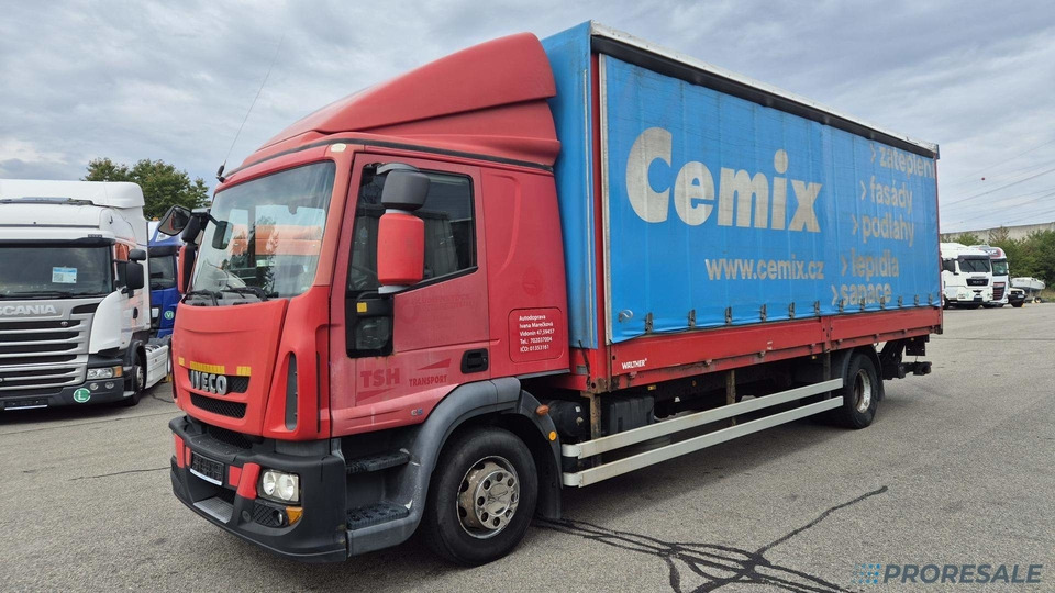 IVECO EUROCARGO ML 140E28 EURO 5 - valník s plachtou + hydraulické čelo 1,5 t - Tent veoauto: pilt 2 IVECO EUROCARGO ML 140E28 EURO 5 - valník s plachtou + hydraulické čelo 1,5 t - Tent veoauto: pilt 2