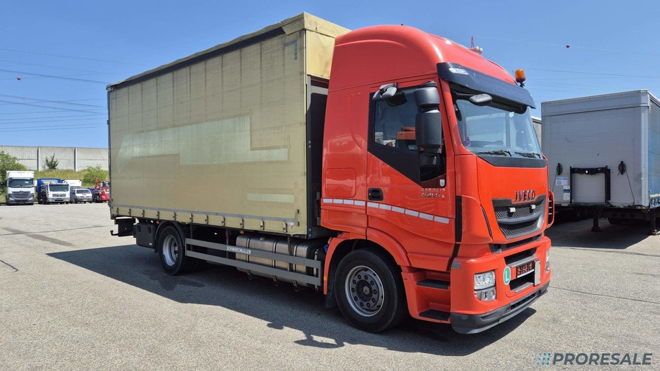 IVECO STRALIS AS 190S42 EURO 6 - valník s plachtou + hydraulické čelo - Tent veoauto: pilt 1 IVECO STRALIS AS 190S42 EURO 6 - valník s plachtou + hydraulické čelo - Tent veoauto: pilt 1