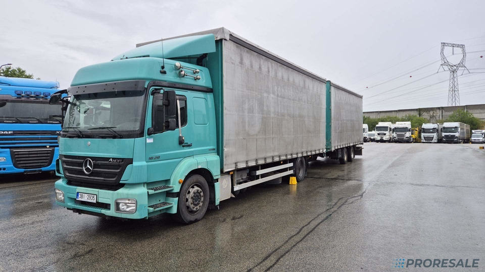 MERCEDES-BENZ AXOR 1829 L EURO 5 velkoobjemová souprava - prodejné jen s přívěsem RUFA ZTC 13-21 P0470Z - cena je za celou soupravu - Tent veoauto: pilt 2 MERCEDES-BENZ AXOR 1829 L EURO 5 velkoobjemová souprava - prodejné jen s přívěsem RUFA ZTC 13-21 P0470Z - cena je za celou soupravu - Tent veoauto: pilt 2