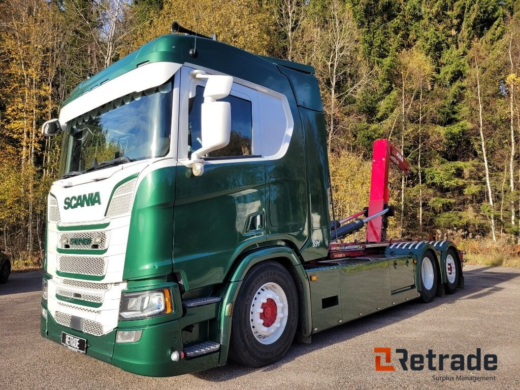 Lastväxlare SCANIA R580 V8 Next Gen LB6X2*4 Euro 6 - Konkstõstukiga veoauto, Kraanaga veoauto: pilt 1 Lastväxlare SCANIA R580 V8 Next Gen LB6X2*4 Euro 6 - Konkstõstukiga veoauto, Kraanaga veoauto: pilt 1