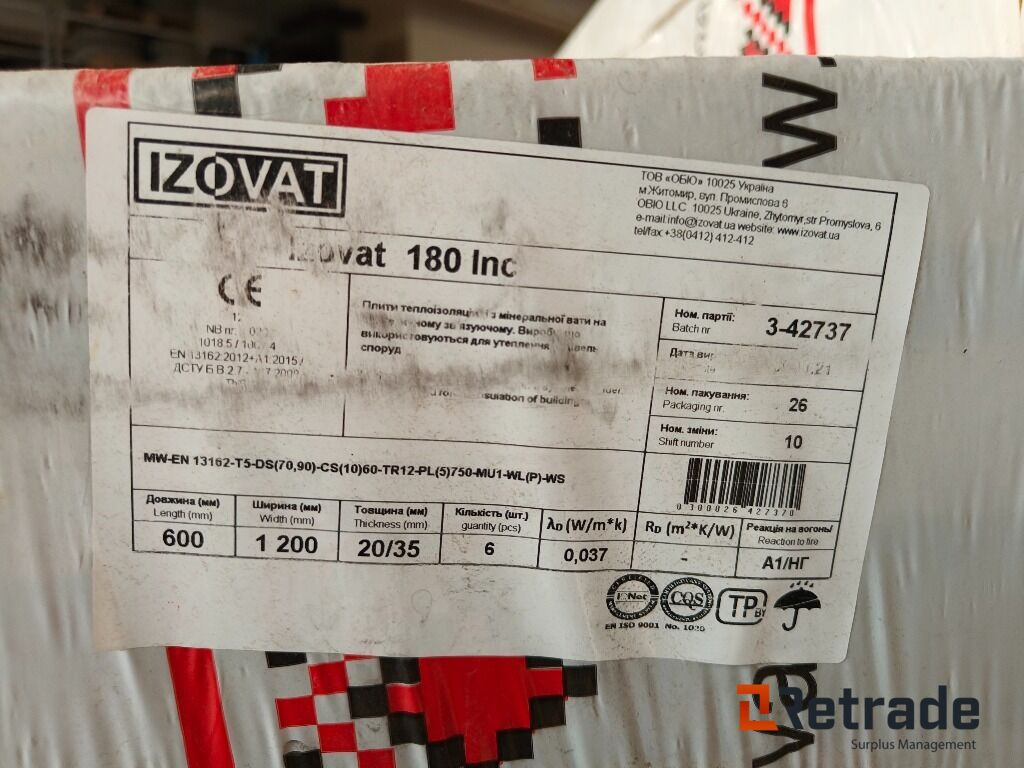 Technonicol Takisolasjon, sirka 120m2 - Tööriist/ Seadmed: pilt 2 Technonicol Takisolasjon, sirka 120m2 - Tööriist/ Seadmed: pilt 2