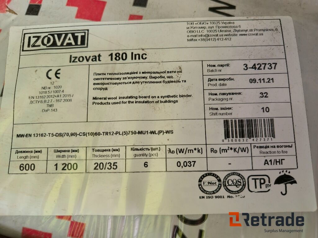 Technonicol Takisolasjon, sirka 120m2 - Tööriist/ Seadmed: pilt 4 Technonicol Takisolasjon, sirka 120m2 - Tööriist/ Seadmed: pilt 4