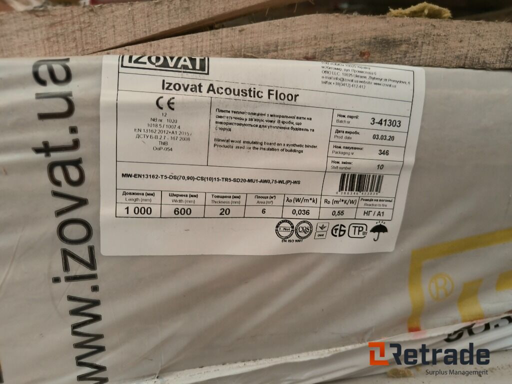 Trinnlydplate 330m2, 1000x600x20mm - Tööriist/ Seadmed: pilt 5 Trinnlydplate 330m2, 1000x600x20mm - Tööriist/ Seadmed: pilt 5