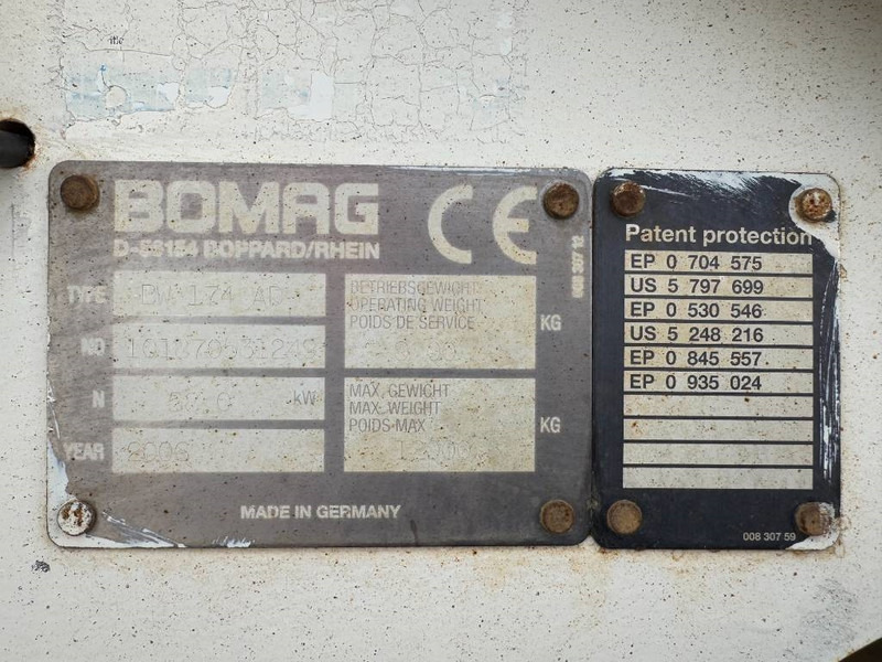 Rullija Bomag BW174AD - Tandem Roller / Backup Camera: pilt 20