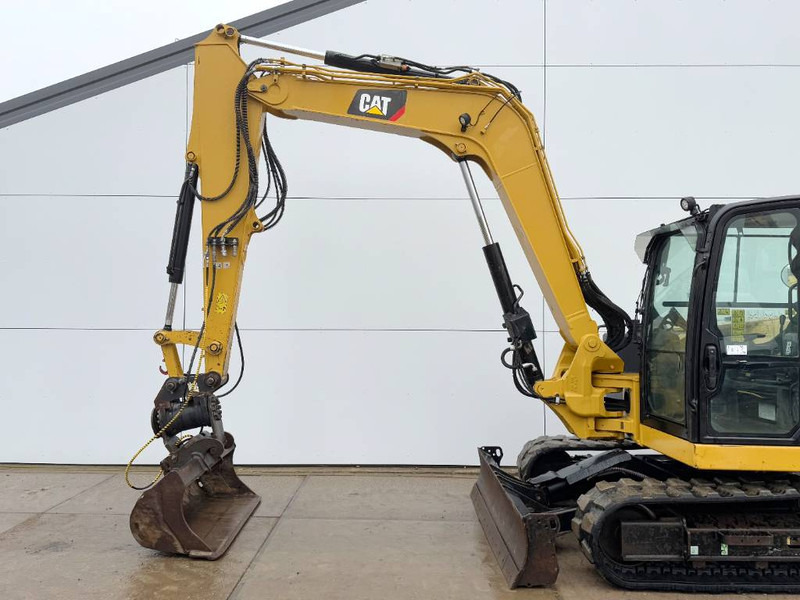 Miniekskavaator Cat 308CR 07A - Joystick Ride / Tilting Bucket: pilt 11