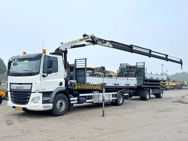 DAF CF400 + 17m Palfinger Crane / kran + Trailer - Kraanaga veoauto: pilt 2 DAF CF400 + 17m Palfinger Crane / kran + Trailer - Kraanaga veoauto: pilt 2