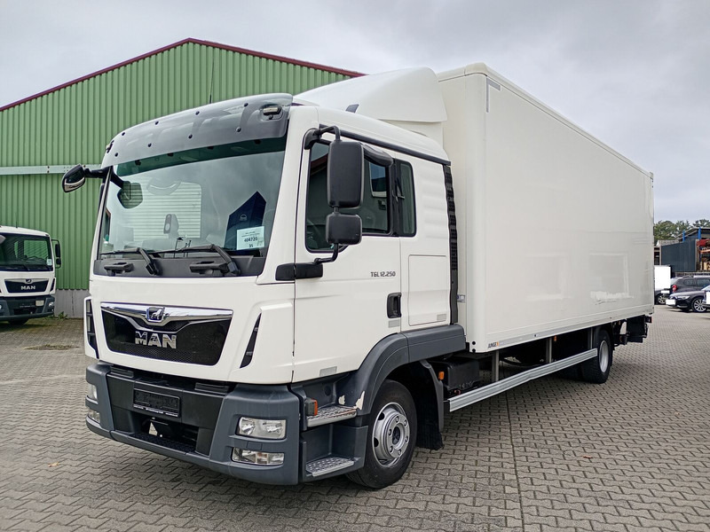 MAN 12.250 Koffer 4X2 Euro6 gFH Standklima LBW AHK (35) - Kasti veoauto: pilt 1 MAN 12.250 Koffer 4X2 Euro6 gFH Standklima LBW AHK (35) - Kasti veoauto: pilt 1