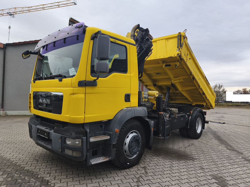 MAN TGM 18.290 4x2 BB Meiller Palfinger PK 14002EH D 14,5 m - Kallurauto, Kraanaga veoauto: pilt 1 MAN TGM 18.290 4x2 BB Meiller Palfinger PK 14002EH D 14,5 m - Kallurauto, Kraanaga veoauto: pilt 1