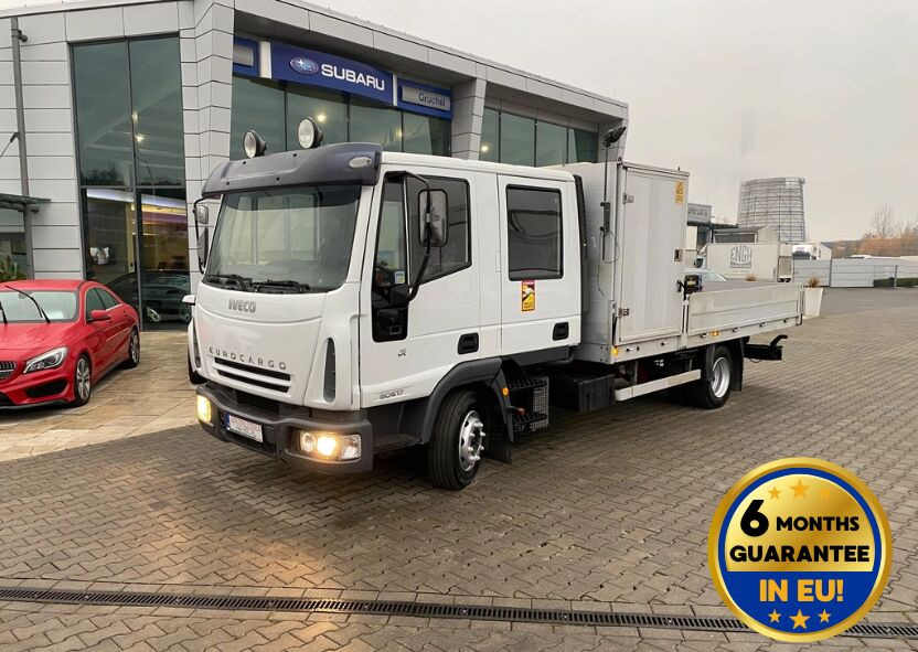 Iveco Eurocargo ML80E17 / HDS HMF / 1 Owner / Doka - Madelveok/ Platvormveok, Kraanaga veoauto: pilt 1 Iveco Eurocargo ML80E17 / HDS HMF / 1 Owner / Doka - Madelveok/ Platvormveok, Kraanaga veoauto: pilt 1