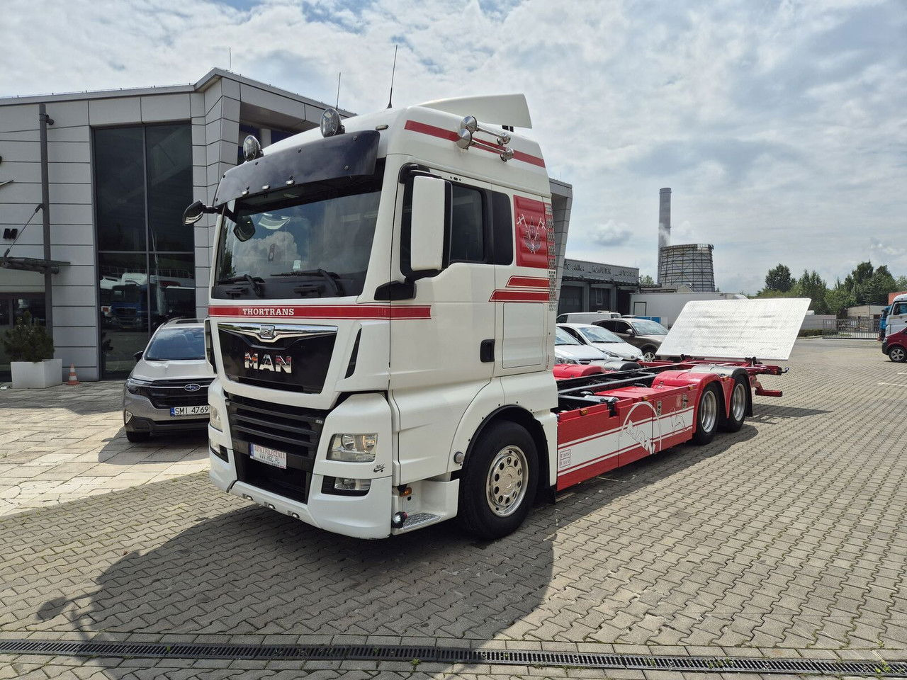 MAN TGX 28 28.420 , 6x2-2 LL / Trailer HFR KM 20 / 1 Owner / E6 /Guaran - Konteinerveduk/ Tõstukiga veoauto: pilt 1 MAN TGX 28 28.420 , 6x2-2 LL / Trailer HFR KM 20 / 1 Owner / E6 /Guaran - Konteinerveduk/ Tõstukiga veoauto: pilt 1