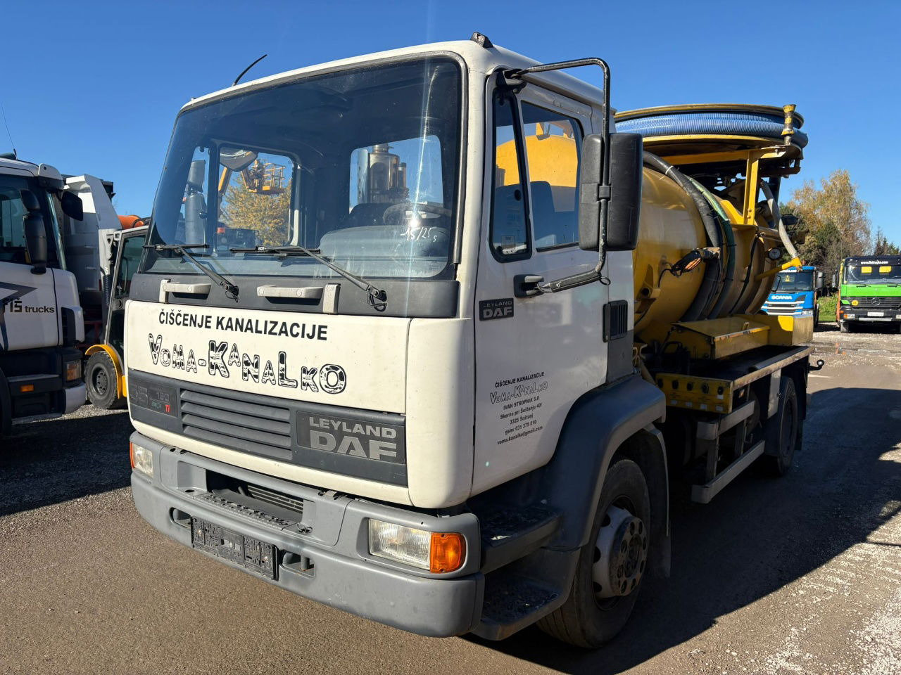 DAF AE55 4x2 vacuum + pressure truck - 8000 liters - Vaakumveok: pilt 1 DAF AE55 4x2 vacuum + pressure truck - 8000 liters - Vaakumveok: pilt 1
