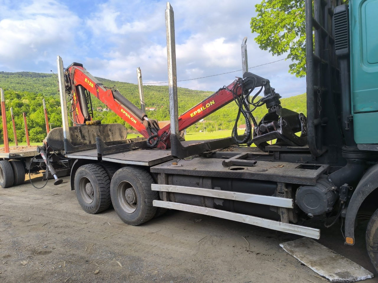 MAN 33.464 6x4 forest truck - Complete Spring - Epsilon E128 + scissors - Metsaveok: pilt 5 MAN 33.464 6x4 forest truck - Complete Spring - Epsilon E128 + scissors - Metsaveok: pilt 5