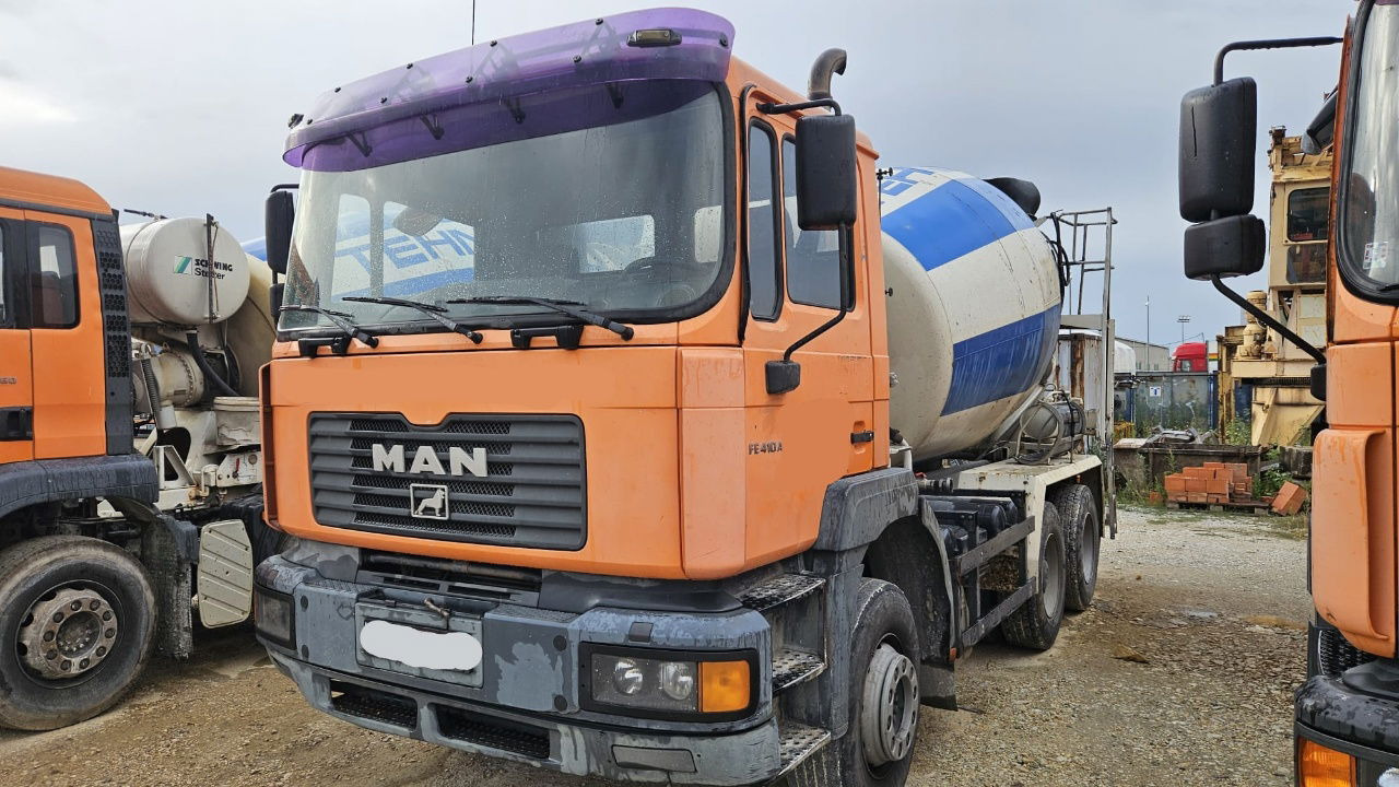 MAN FE 410A 6x4 mixer - 7m3 - euro 3 - Autobetoonisegisti: pilt 1 MAN FE 410A 6x4 mixer - 7m3 - euro 3 - Autobetoonisegisti: pilt 1