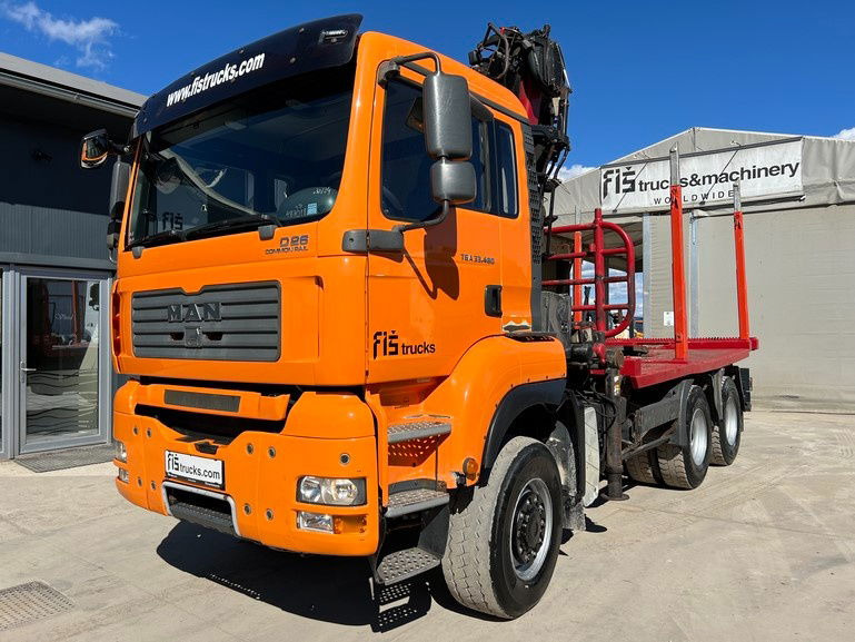 MAN TGA 33.480 6x6 forest truck - Complete Spring - LIV 170 Z + scissors - Metsaveok: pilt 1 MAN TGA 33.480 6x6 forest truck - Complete Spring - LIV 170 Z + scissors - Metsaveok: pilt 1