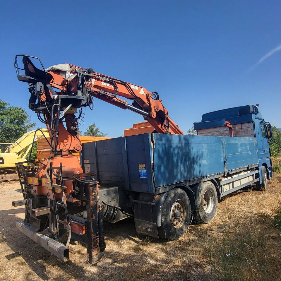 Mercedes-Benz Actros 2546 L 6x2 stake body - crane Atlas 200.2 - Madelveok/ Platvormveok, Kraanaga veoauto: pilt 3 Mercedes-Benz Actros 2546 L 6x2 stake body - crane Atlas 200.2 - Madelveok/ Platvormveok, Kraanaga veoauto: pilt 3