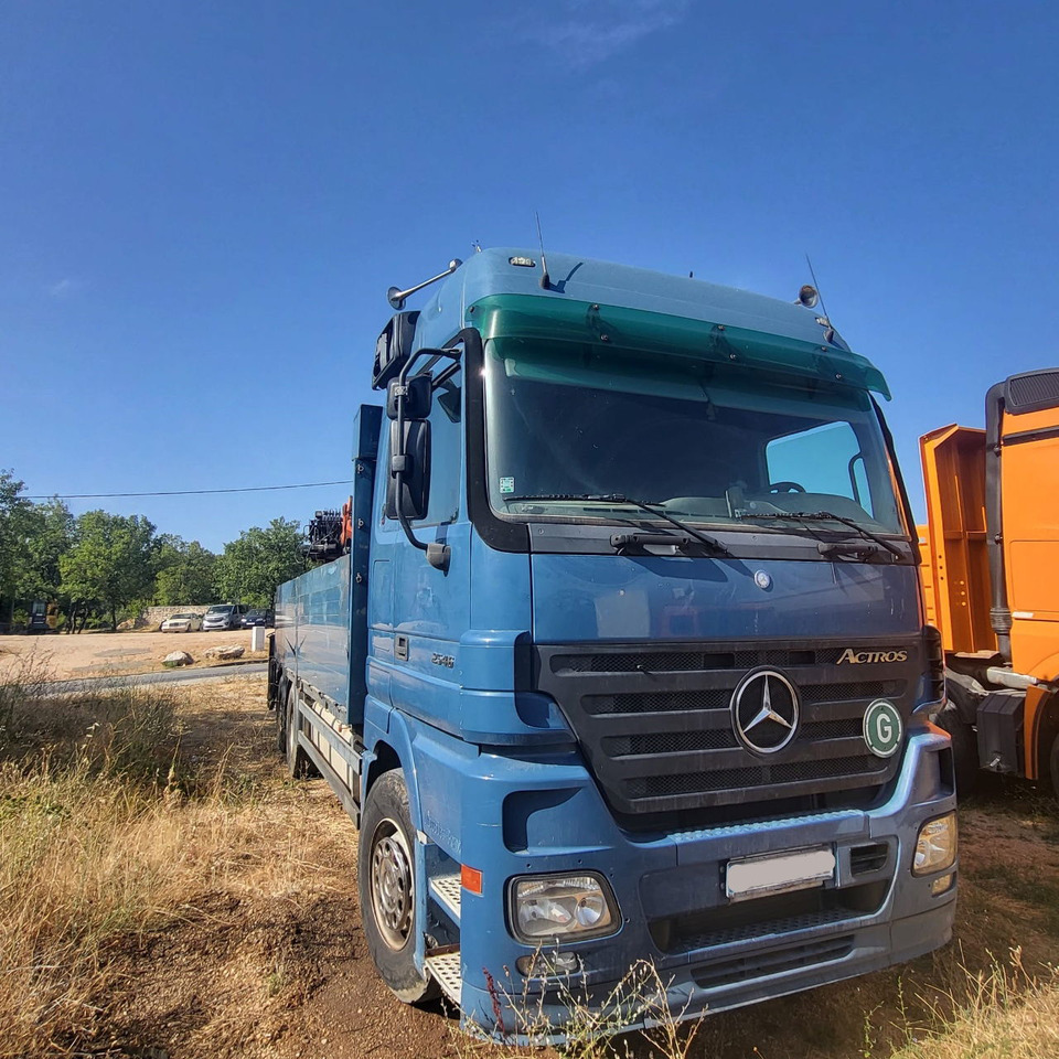 Mercedes-Benz Actros 2546 L 6x2 stake body - crane Atlas 200.2 - Madelveok/ Platvormveok, Kraanaga veoauto: pilt 2 Mercedes-Benz Actros 2546 L 6x2 stake body - crane Atlas 200.2 - Madelveok/ Platvormveok, Kraanaga veoauto: pilt 2