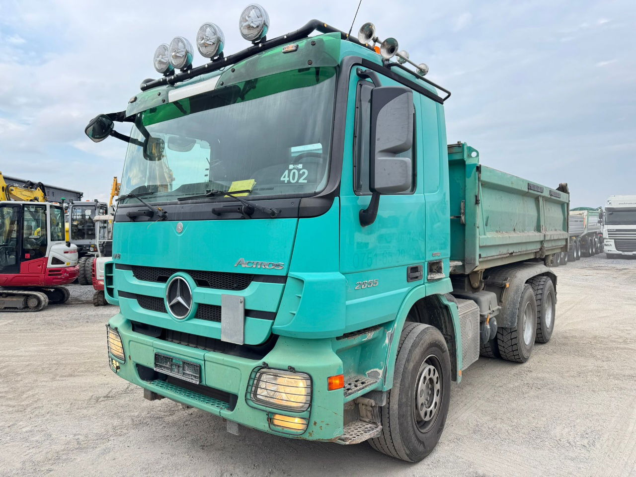 Mercedes-Benz Actros 2655 6x4 meiller bordmatic tipper - retarder - V8 - Kallurauto: pilt 1 Mercedes-Benz Actros 2655 6x4 meiller bordmatic tipper - retarder - V8 - Kallurauto: pilt 1