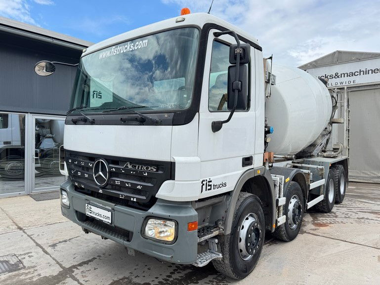 Mercedes-Benz Actros 3241 8x4 mixer 9m3 - Autobetoonisegisti: pilt 1 Mercedes-Benz Actros 3241 8x4 mixer 9m3 - Autobetoonisegisti: pilt 1