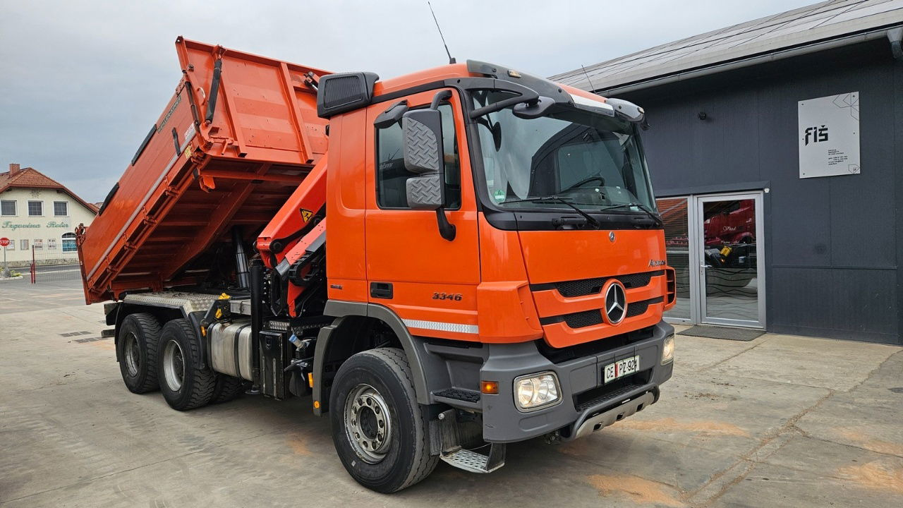 Mercedes-Benz Actros 3346 K palfinger PK 18002 - bordmatic - meiller tipper - EPS 3 pedals - Kallurauto: pilt 4 Mercedes-Benz Actros 3346 K palfinger PK 18002 - bordmatic - meiller tipper - EPS 3 pedals - Kallurauto: pilt 4