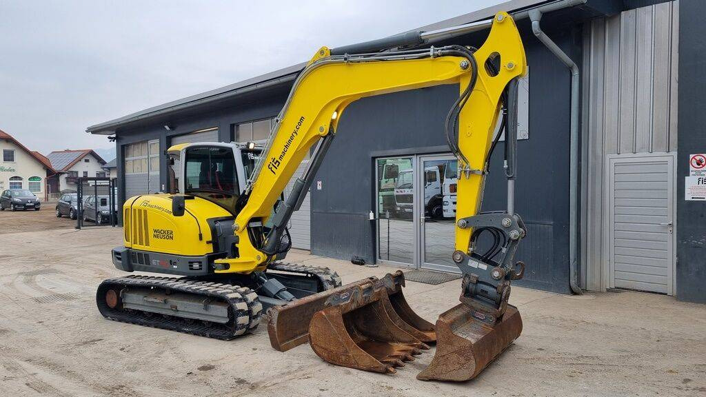 WACKER NEUSON ET90 - Powertilt - 3X Buckets - 2018 Year - Camera - Miniekskavaator: pilt 4 WACKER NEUSON ET90 - Powertilt - 3X Buckets - 2018 Year - Camera - Miniekskavaator: pilt 4