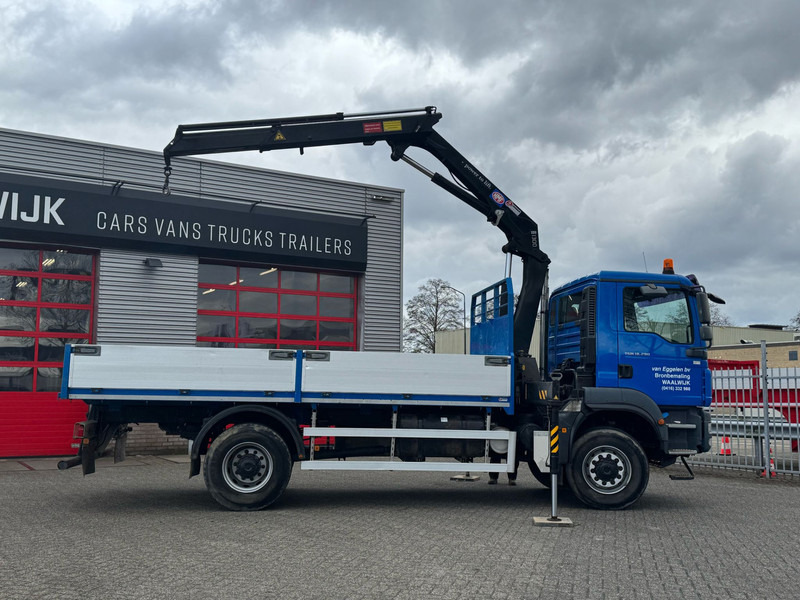 MAN TGM 18-290 4x4 Kraan met Open laadbak HMF Kraan 13 T - Kraanaga veoauto: pilt 2 MAN TGM 18-290 4x4 Kraan met Open laadbak HMF Kraan 13 T - Kraanaga veoauto: pilt 2