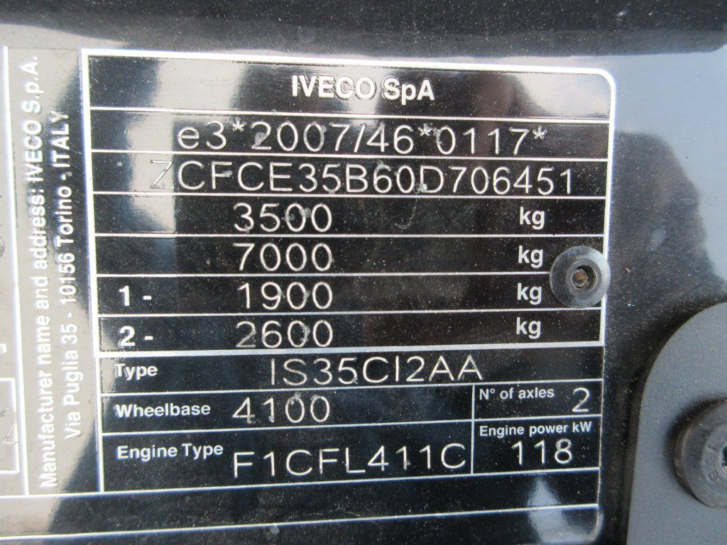 Tarbesõiduk furgoon Iveco Daily 35C16 Iveco Daily 35C16: pilt 16