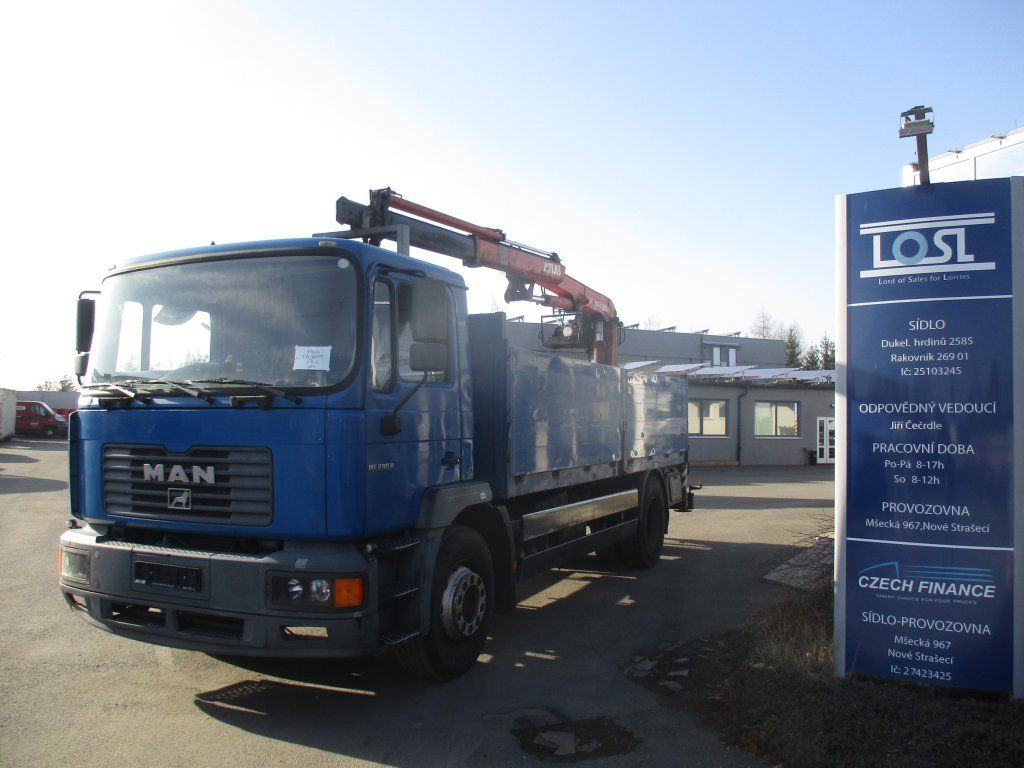 MAN 12.284 EURO 2 ATLAS - Kraanaga veoauto: pilt 1 MAN 12.284 EURO 2 ATLAS - Kraanaga veoauto: pilt 1