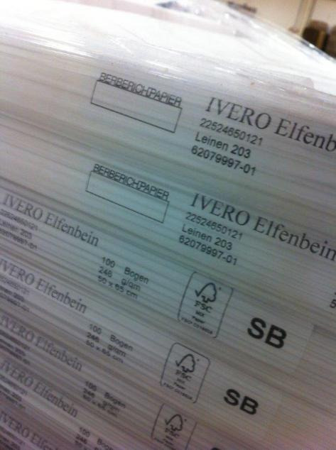 Fine paper Ivero ivory board linen - Trükimasin: pilt 1 Fine paper Ivero ivory board linen - Trükimasin: pilt 1