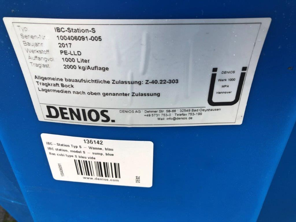 Hazardous materials storage Denios IBC Station 1000 liters - Säilitusmahuti: pilt 2 Hazardous materials storage Denios IBC Station 1000 liters - Säilitusmahuti: pilt 2