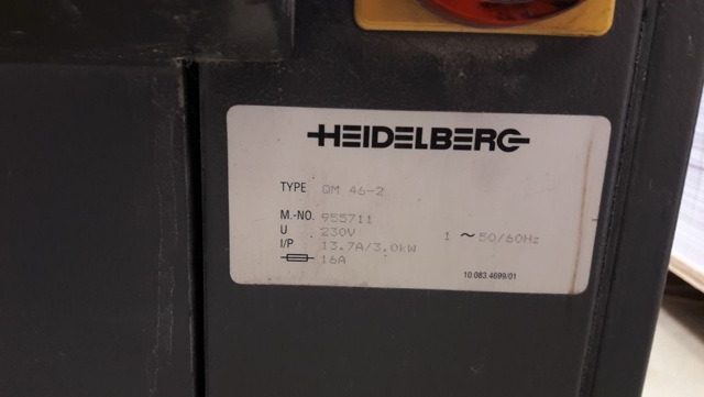 Heidelberg QM 46-2 two-color offset press - Ofsettrükimasin: pilt 2 Heidelberg QM 46-2 two-color offset press - Ofsettrükimasin: pilt 2