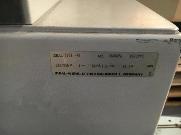 Jug & Priest Ideal 5221-90 cutting machine - Paberi lõikamise masin: pilt 3 Jug & Priest Ideal 5221-90 cutting machine - Paberi lõikamise masin: pilt 3