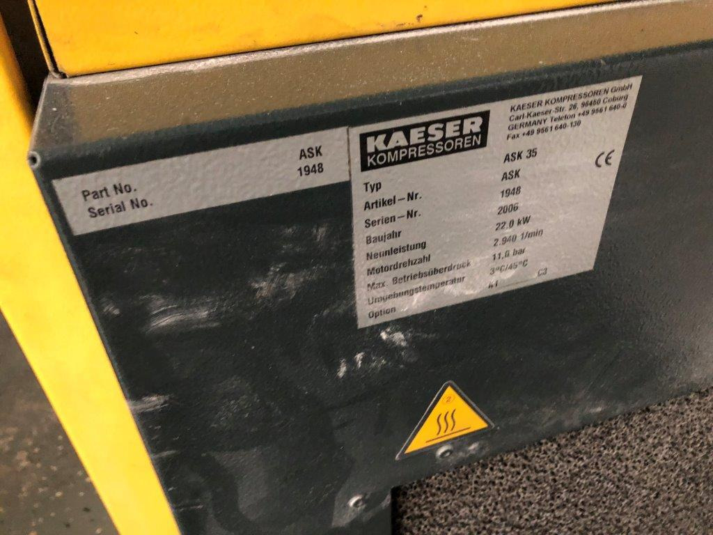 Kaeser ASK 35 compressor unit - Õhukompressor: pilt 2 Kaeser ASK 35 compressor unit - Õhukompressor: pilt 2