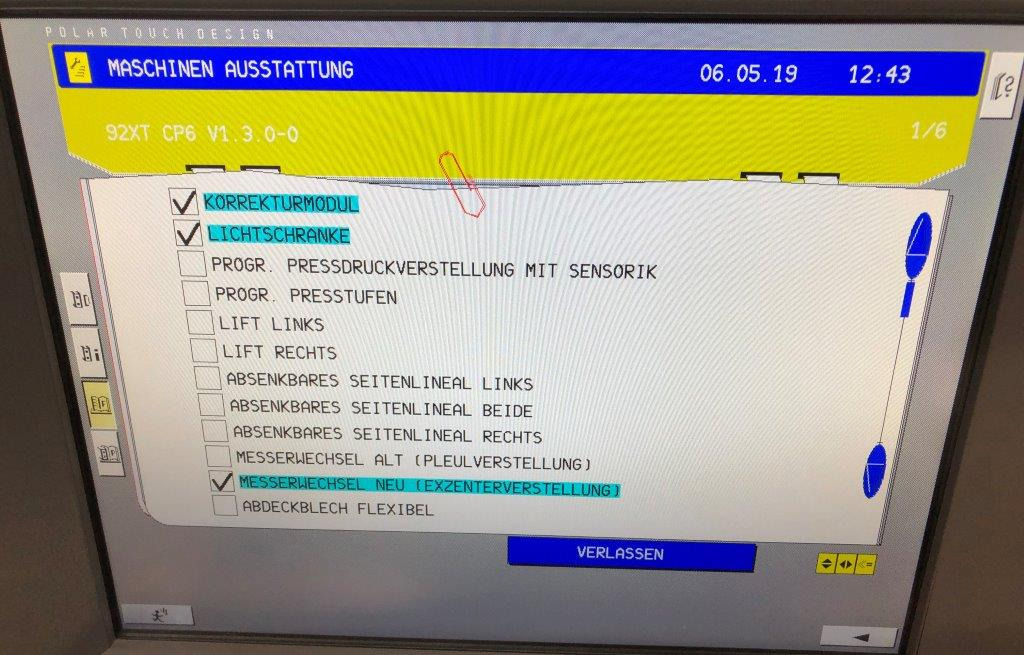 Polar 92 XT high-speed cutting line with RA-2 vibrator, optional LW 450 lift and counting scale - Paberi lõikamise masin: pilt 4 Polar 92 XT high-speed cutting line with RA-2 vibrator, optional LW 450 lift and counting scale - Paberi lõikamise masin: pilt 4